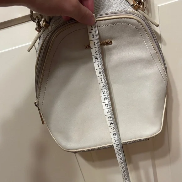 Cream Mini adjustable Backpack - David Jones - Picture 6 of 8